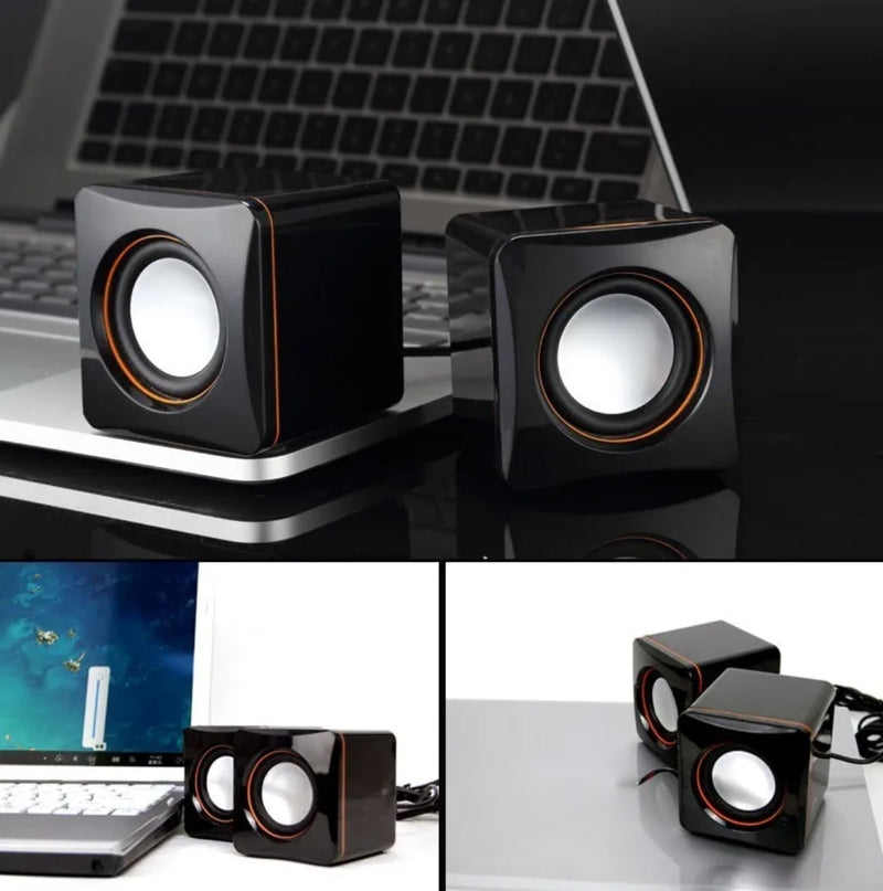 Mini Speaker para Notebook e PC, USB 2.0